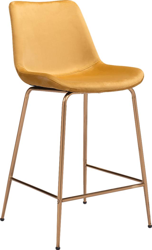 Byerstone Yellow Counter Height Stool - Thumbnail - Image 1