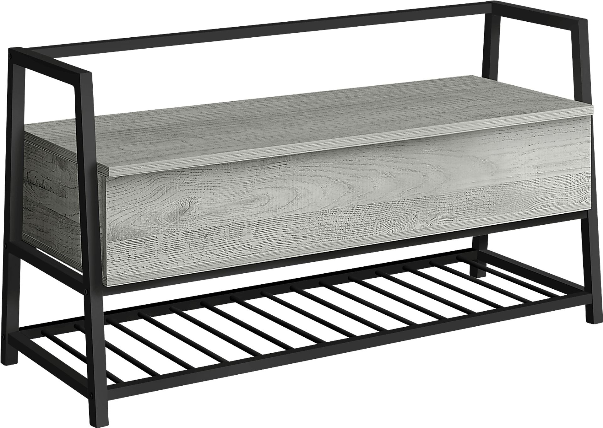 Byestreet Gray Bench - Image 1