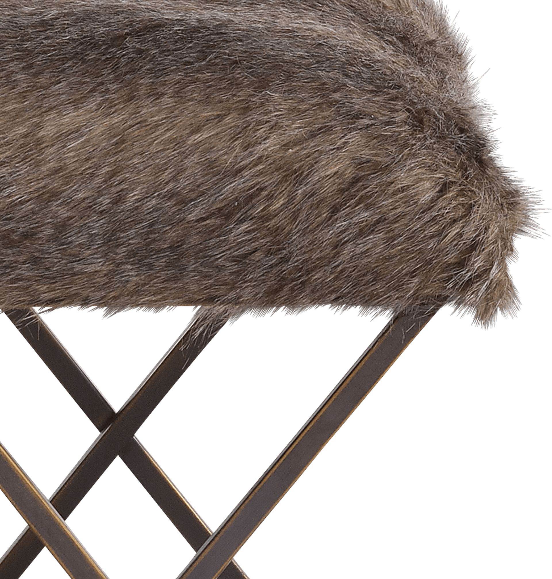 Byington Brown Accent Bench - Image 2