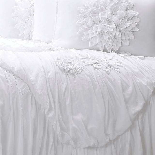 Byna White 3 Pc Queen Comforter Set - Thumbnail - Image 3