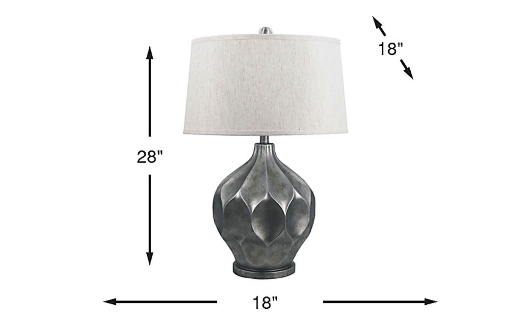 Byrens Gray Lamp