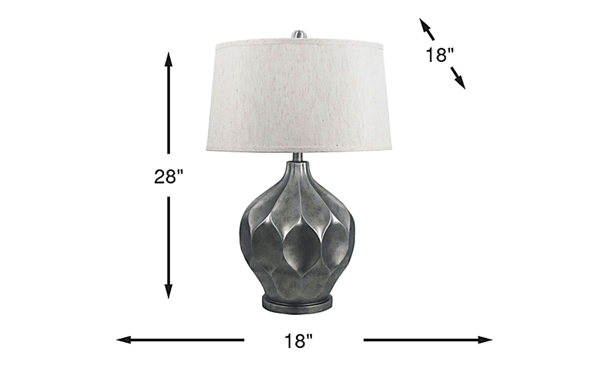 Dimension Image. Please refer to the Dimension Tab on this page for dimension details.