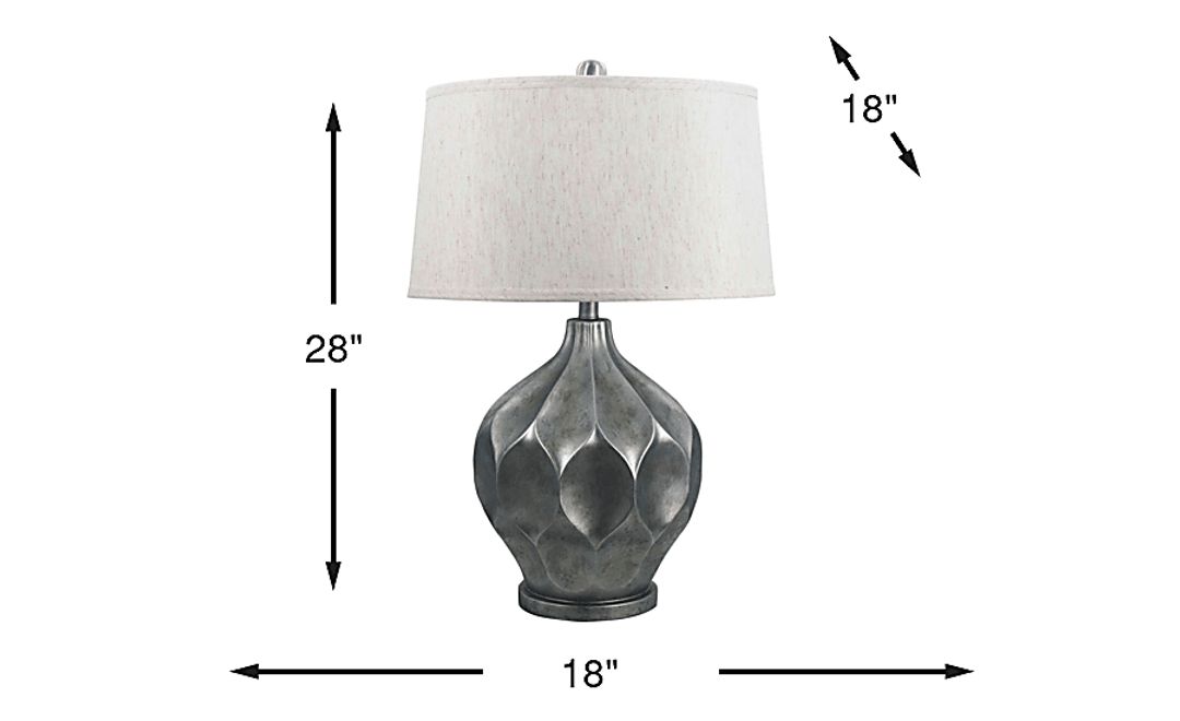 Byrens Gray Lamp