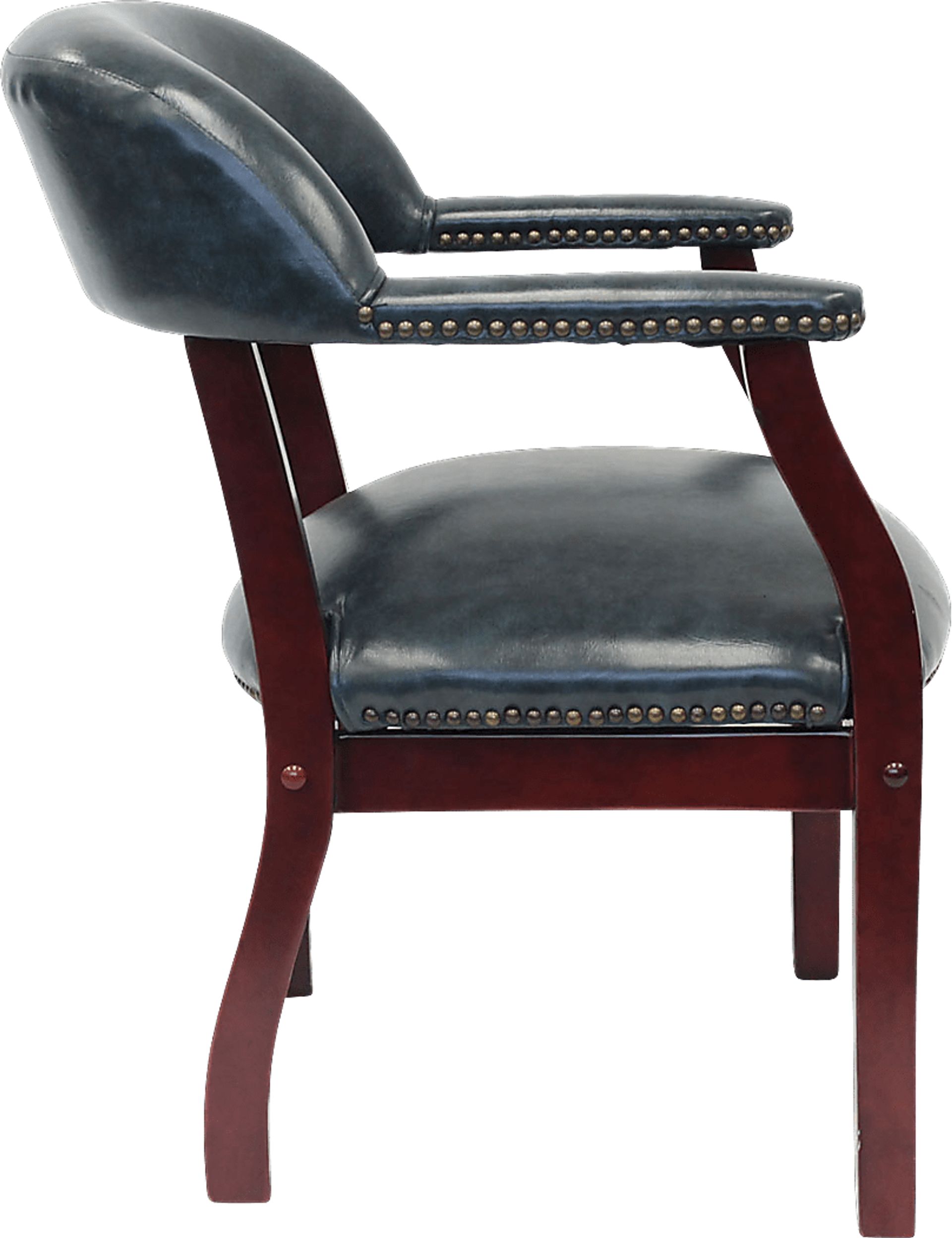 Byres Blue Desk Chair - Image 3