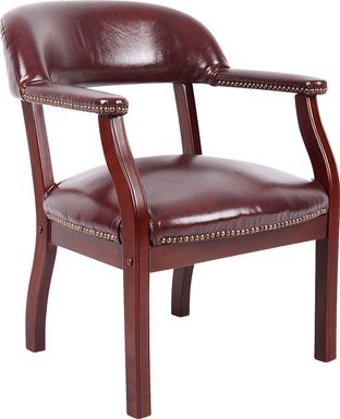 Byres Red Desk Chair