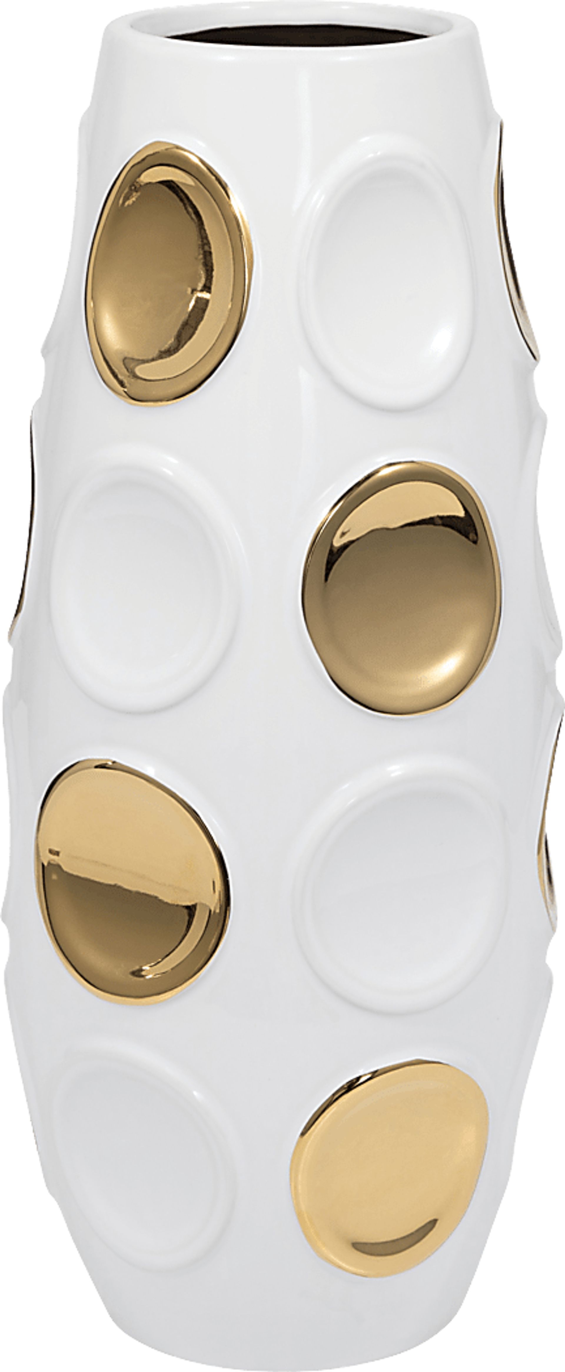 Byrington White 17 in. Vase - Image 1
