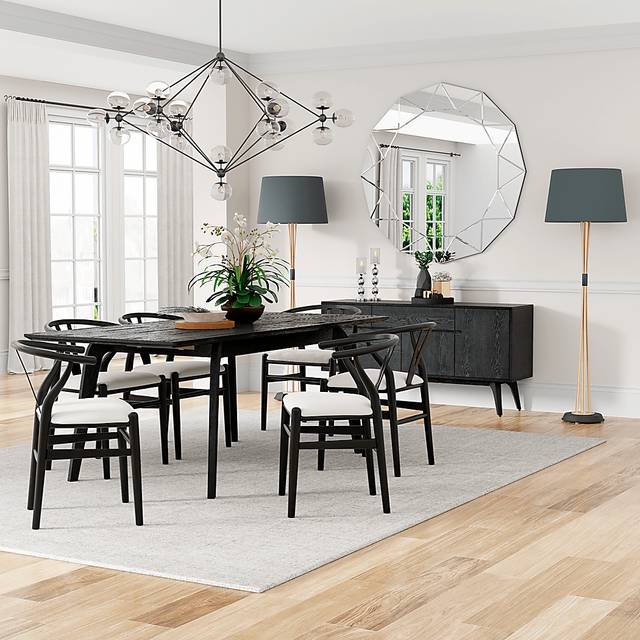 Byrnwood Black and Beige Side Chair, Set of 2 - Thumbnail - Image 3