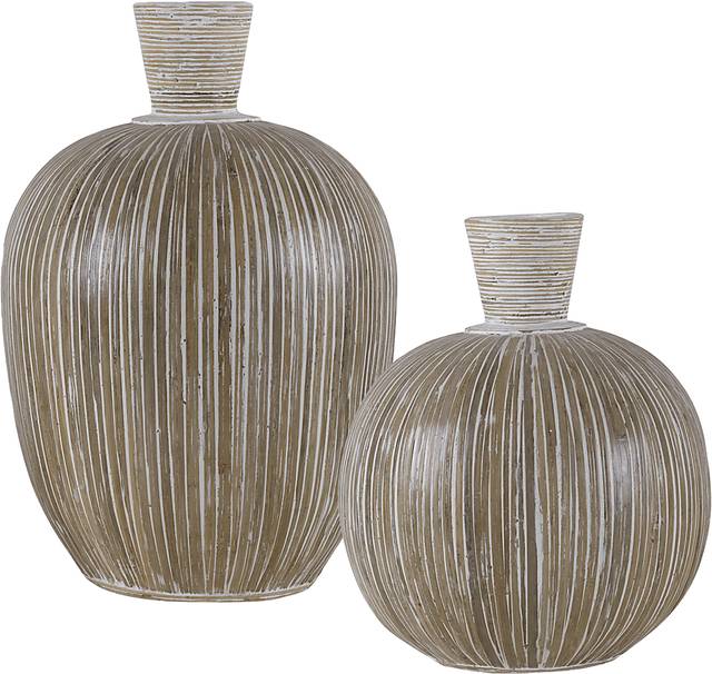 Byronell Brown Vase, Set of 2 - Thumbnail - Image 1