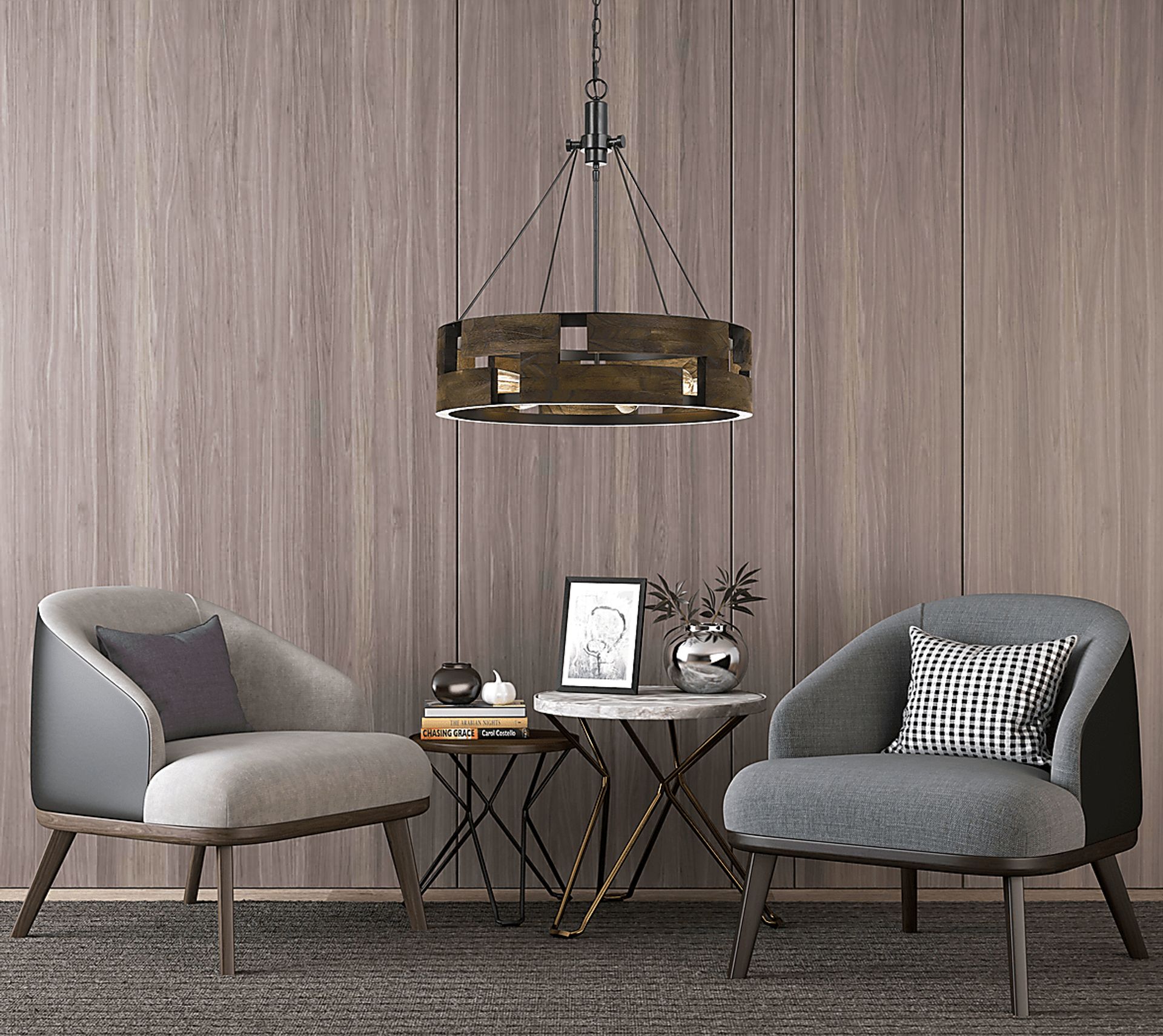 Byrum Brown Chandelier - Image 2