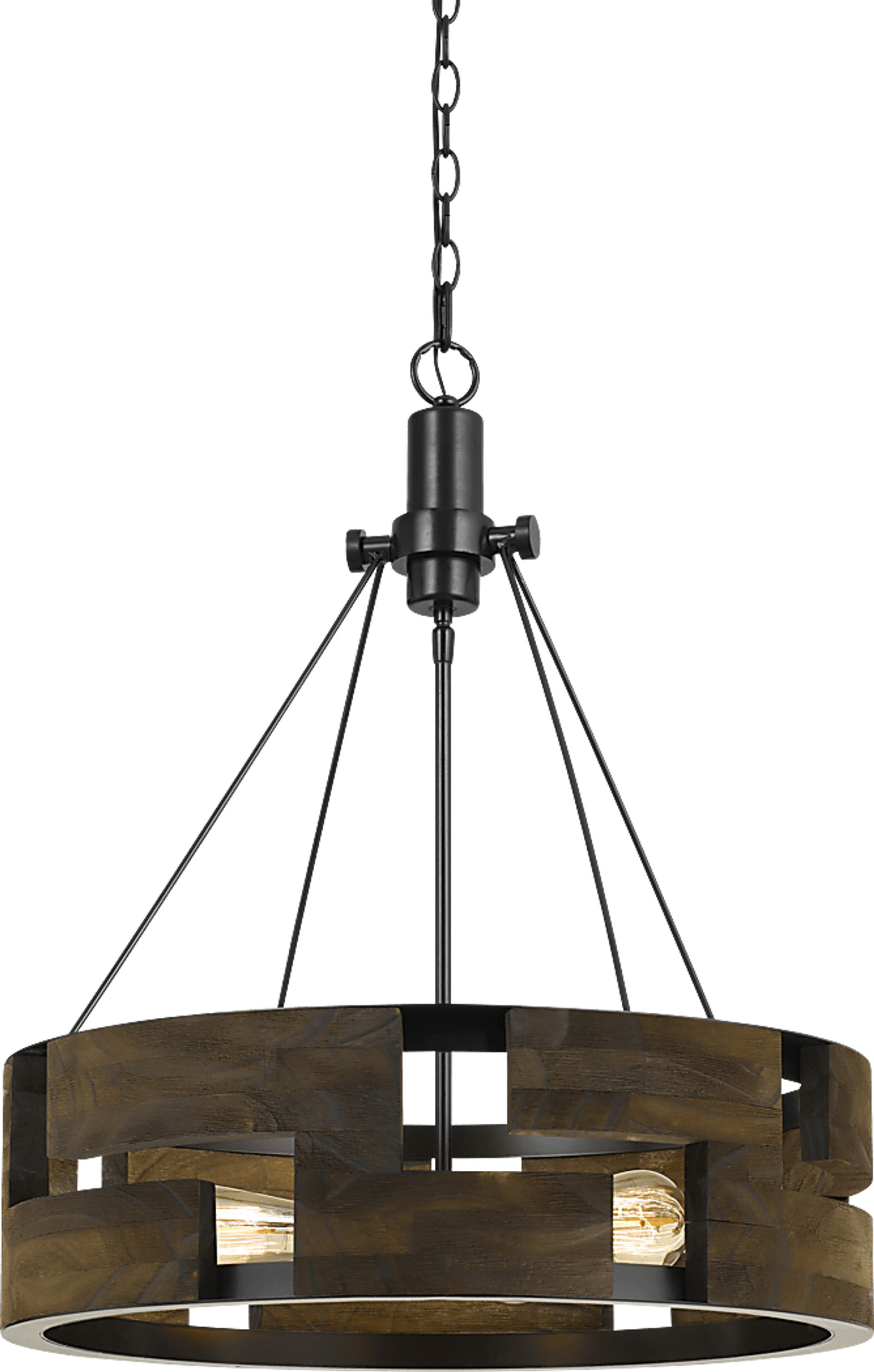 Byrum Wood Chandelier - Image 1