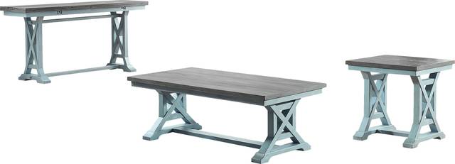 Bywood Blue Foldout Console Table - Thumbnail - Image 4