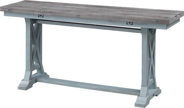 Bywood Blue Foldout Console Table - Thumbnail - Image 1