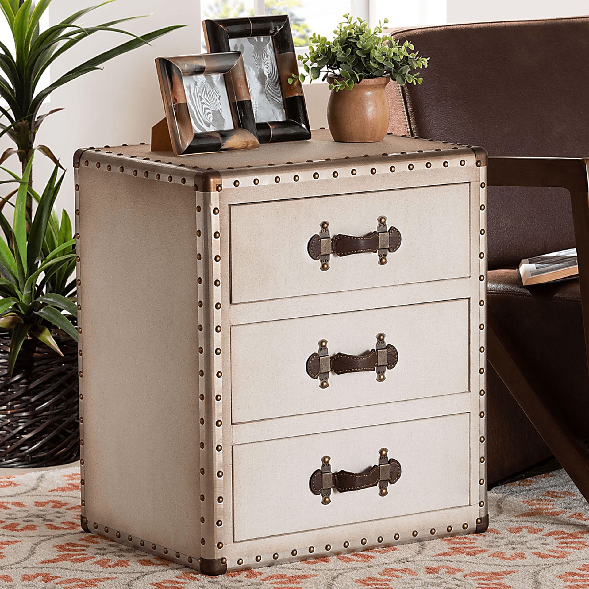 Cabanay White End Table - Image 2