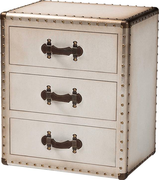 Cabanay White End Table - Thumbnail - Image 1