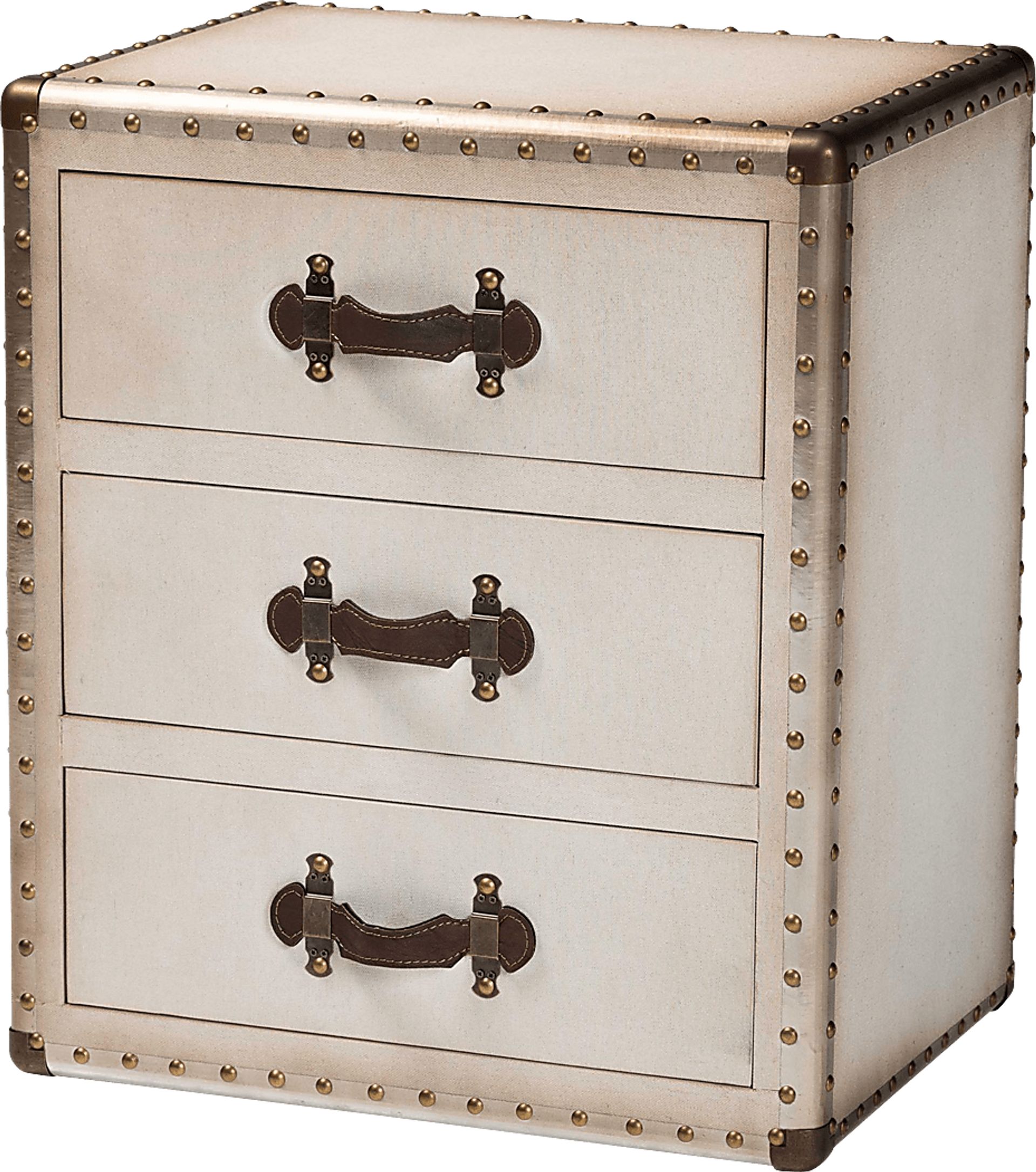 Cabanay White End Table - Image 1