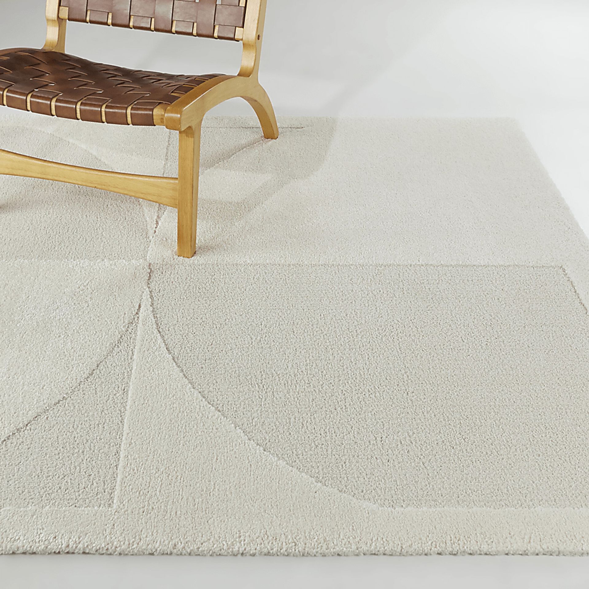 Cabbyge Cream 5'3 x 7' Area Rug - Image 2