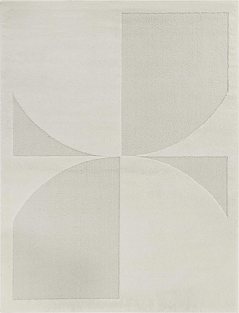 Cabbyge Cream 7'10 x 10' Area Rug