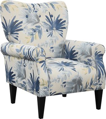 Cabell Blue Accent Chair
