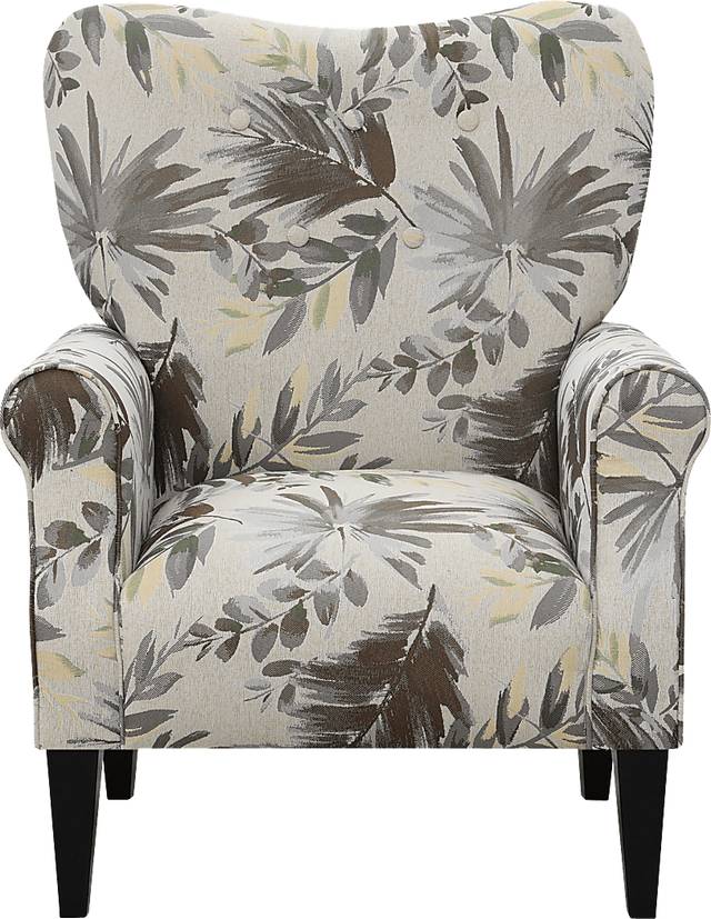 Cabell Gray Accent Chair - Thumbnail - Image 2