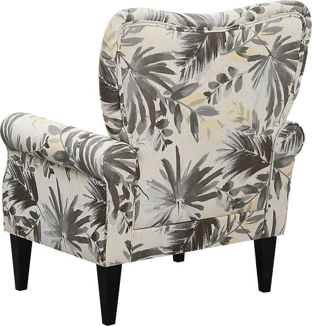 Cabell Gray Accent Chair - Thumbnail - Image 3