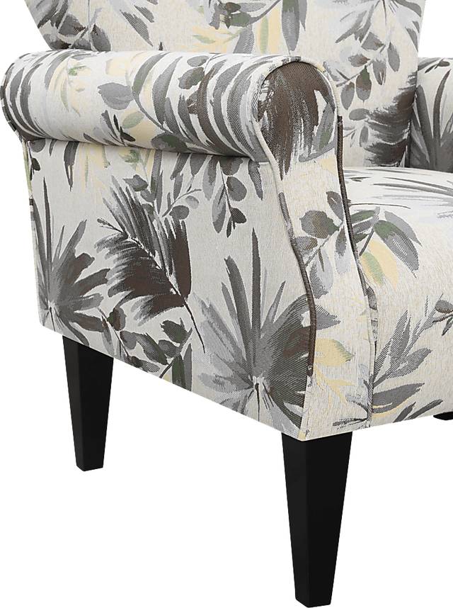Cabell Gray Accent Chair - Thumbnail - Image 4
