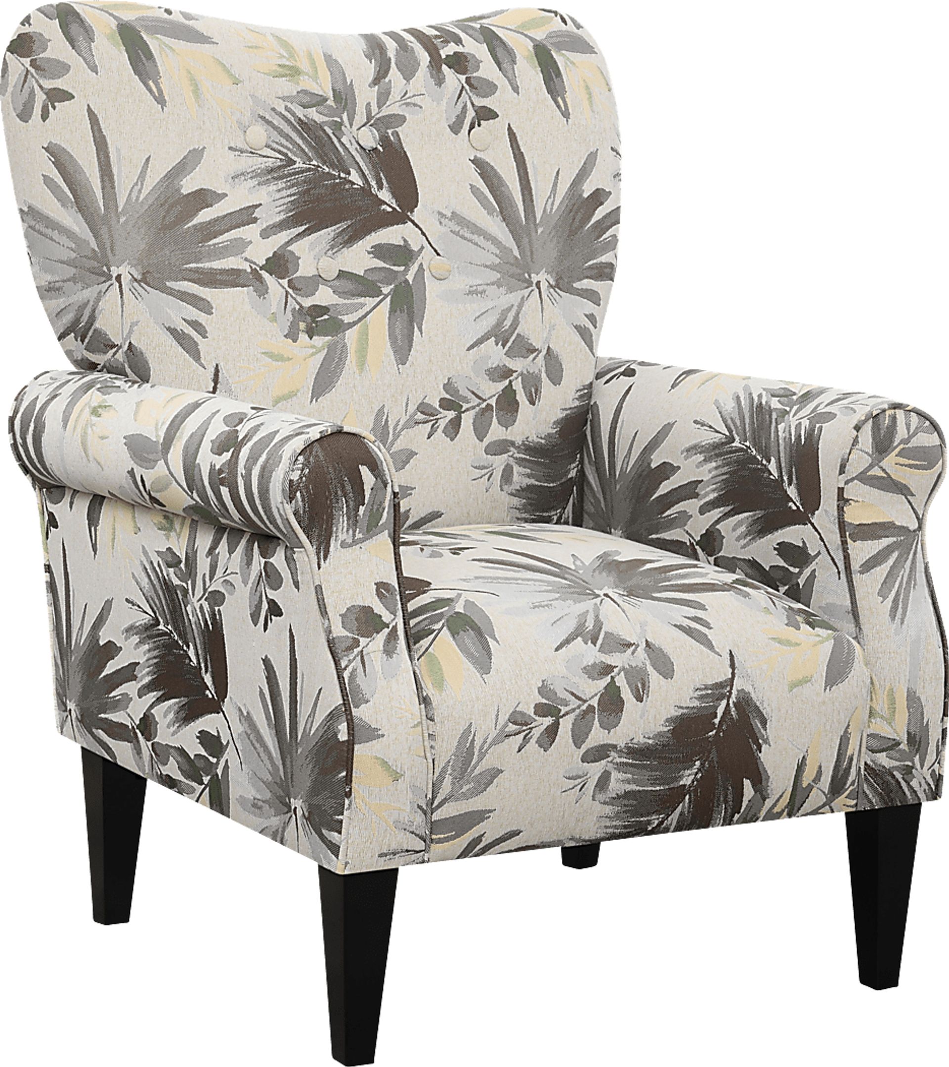 Cabell Gray Accent Chair - Image 1