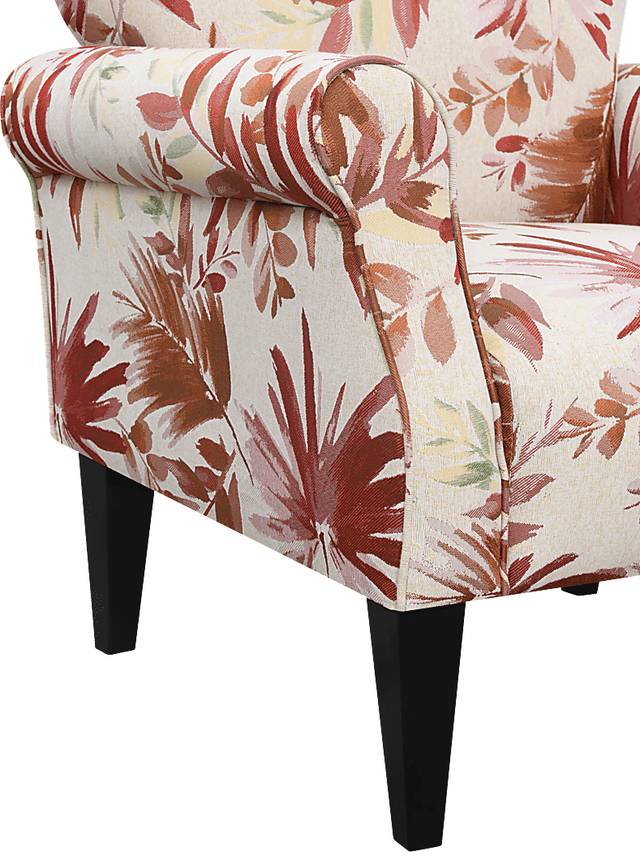 Cabell Red Accent Chair - Thumbnail - Image 4