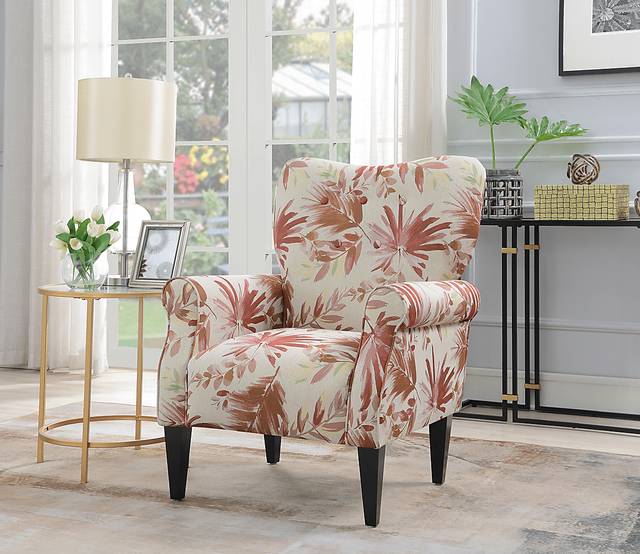 Cabell Red Accent Chair - Thumbnail - Image 5