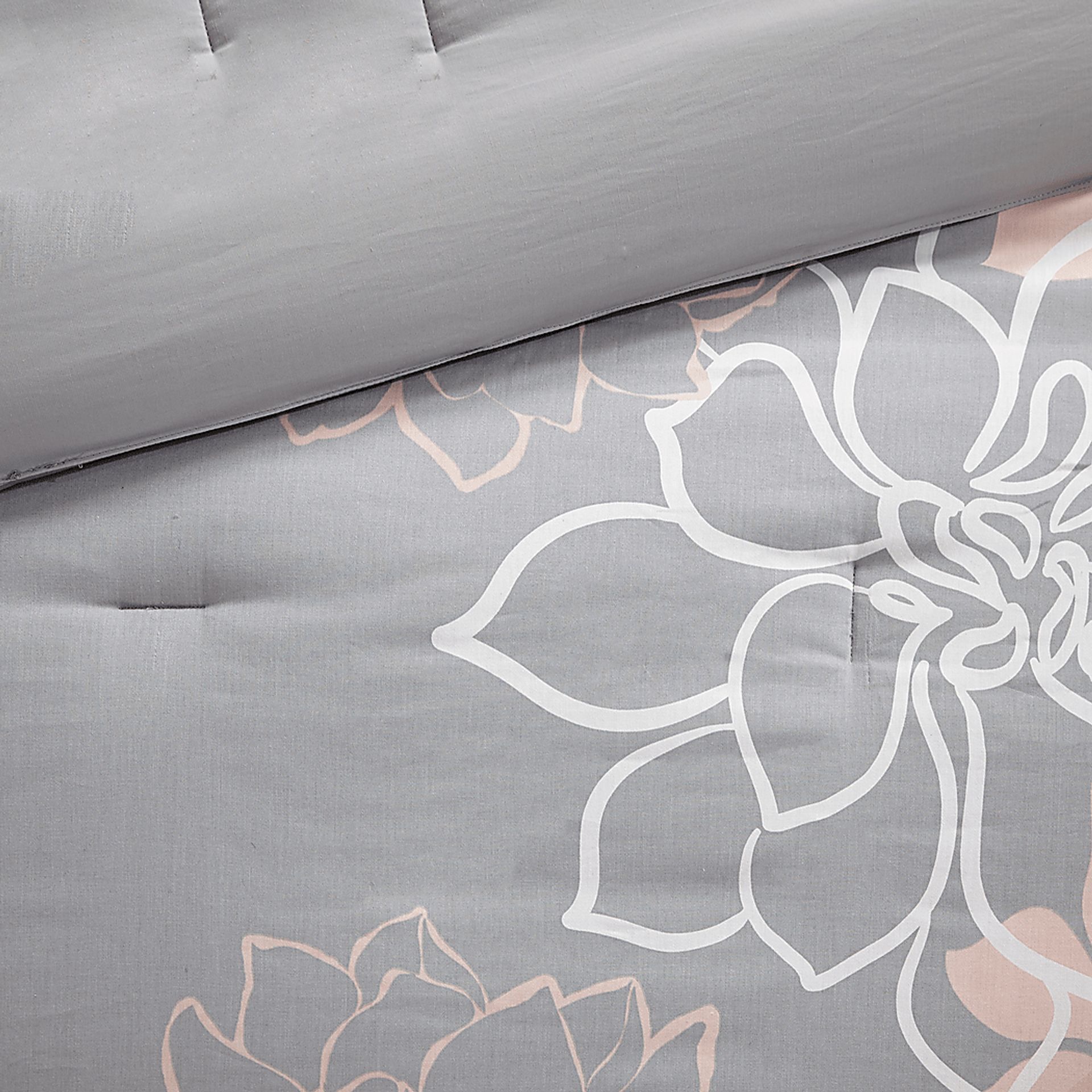 Cabildo Gray Blush 6 Pc Twin/Twin XL Comforter Set - Image 8