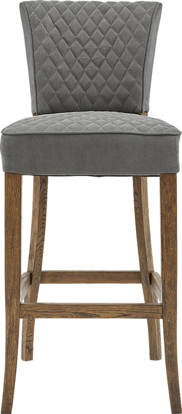 Cabiness Gray Barstool - Thumbnail - Image 2