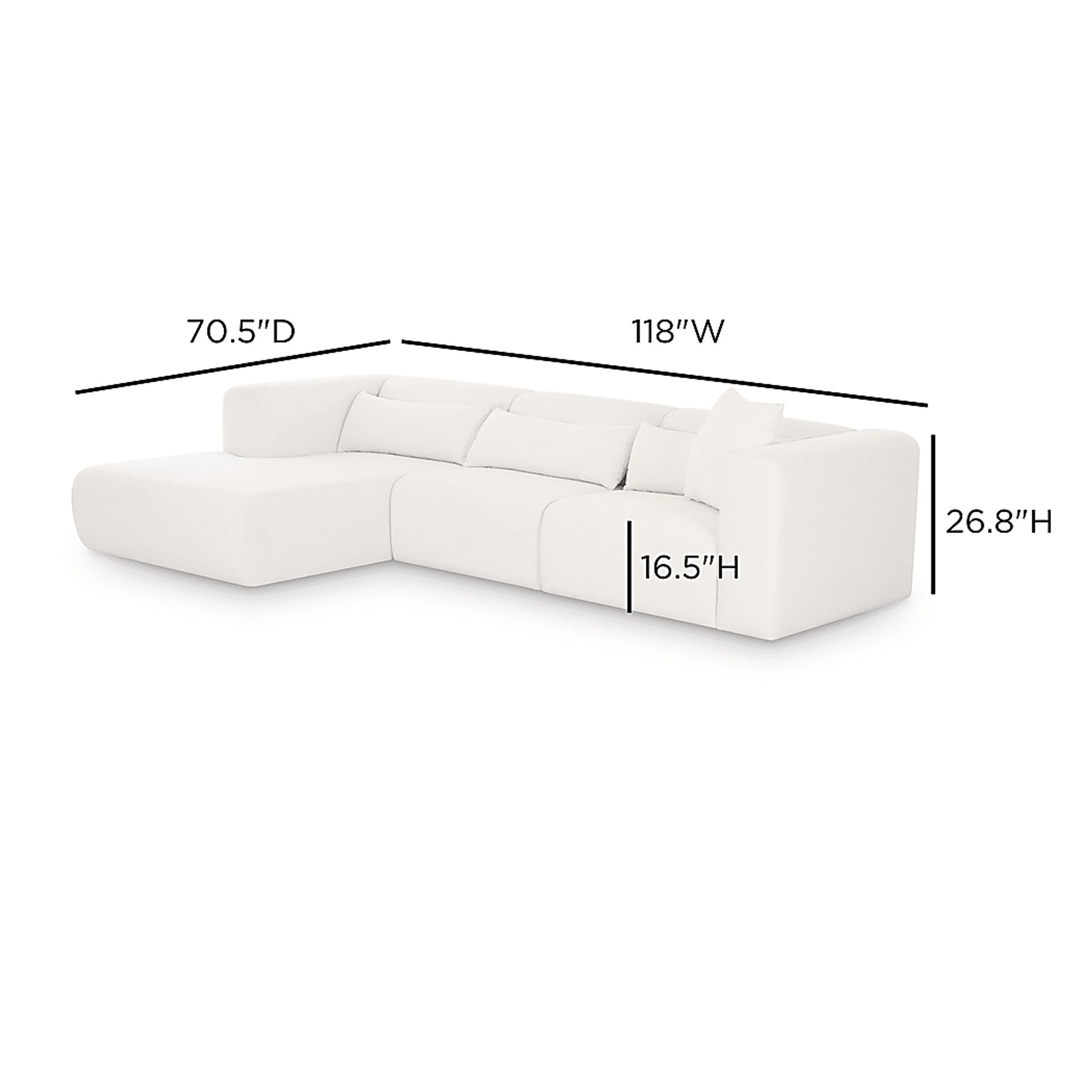 Cableswynd Beige LAF Sectional - Image 3
