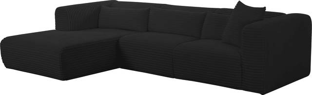 Cableswynd Black 3 Pc Left Arm Chaise Sectional - Thumbnail - Image 3