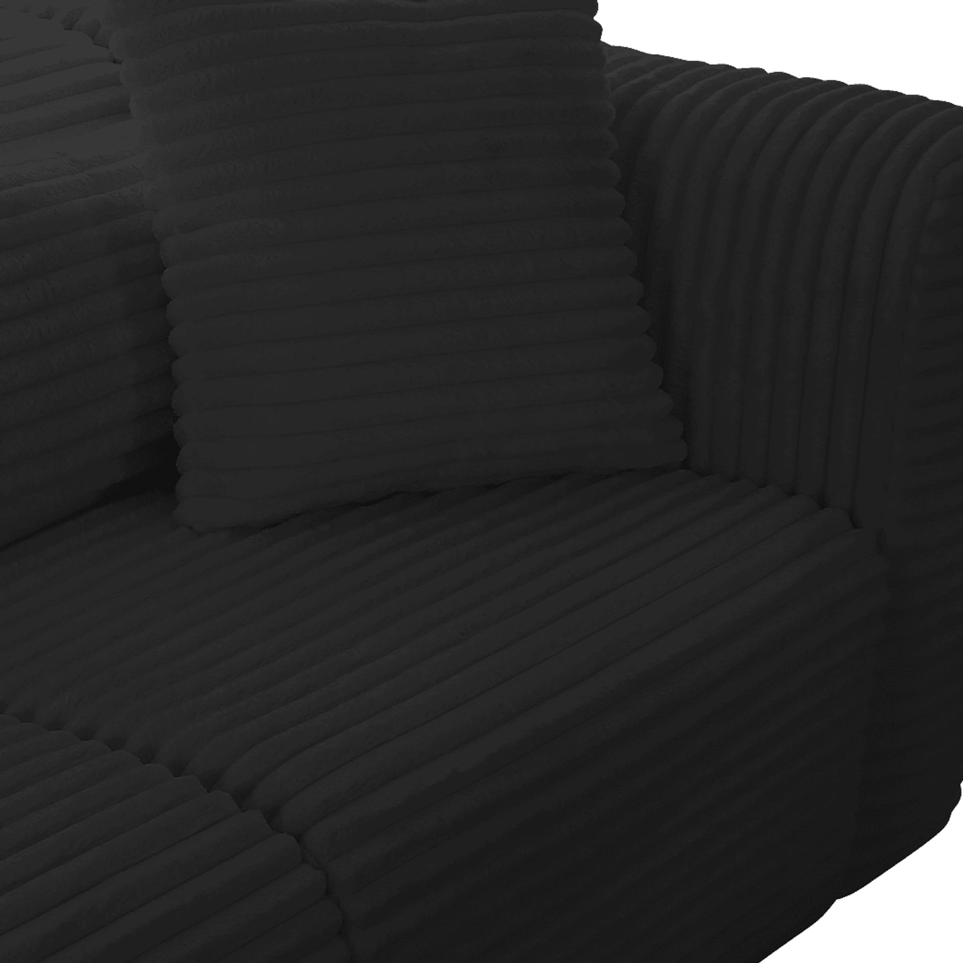 Cableswynd Black 3 Pc Left Arm Chaise Sectional - Image 6
