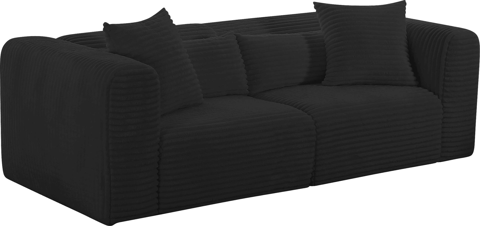 Cableswynd Black Loveseat - Image 1