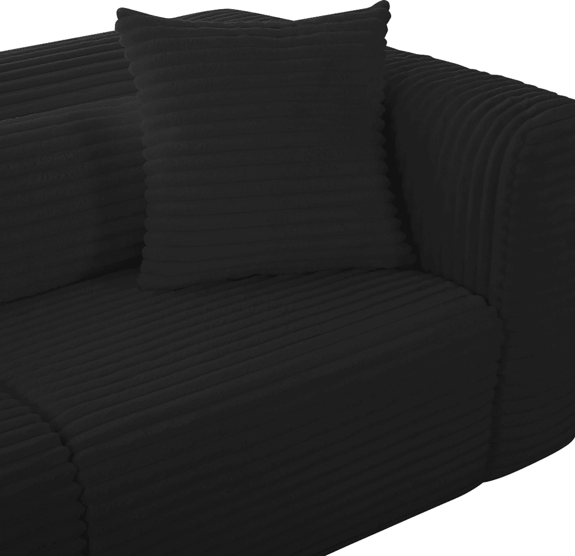 Cableswynd Black Sofa - Image 4