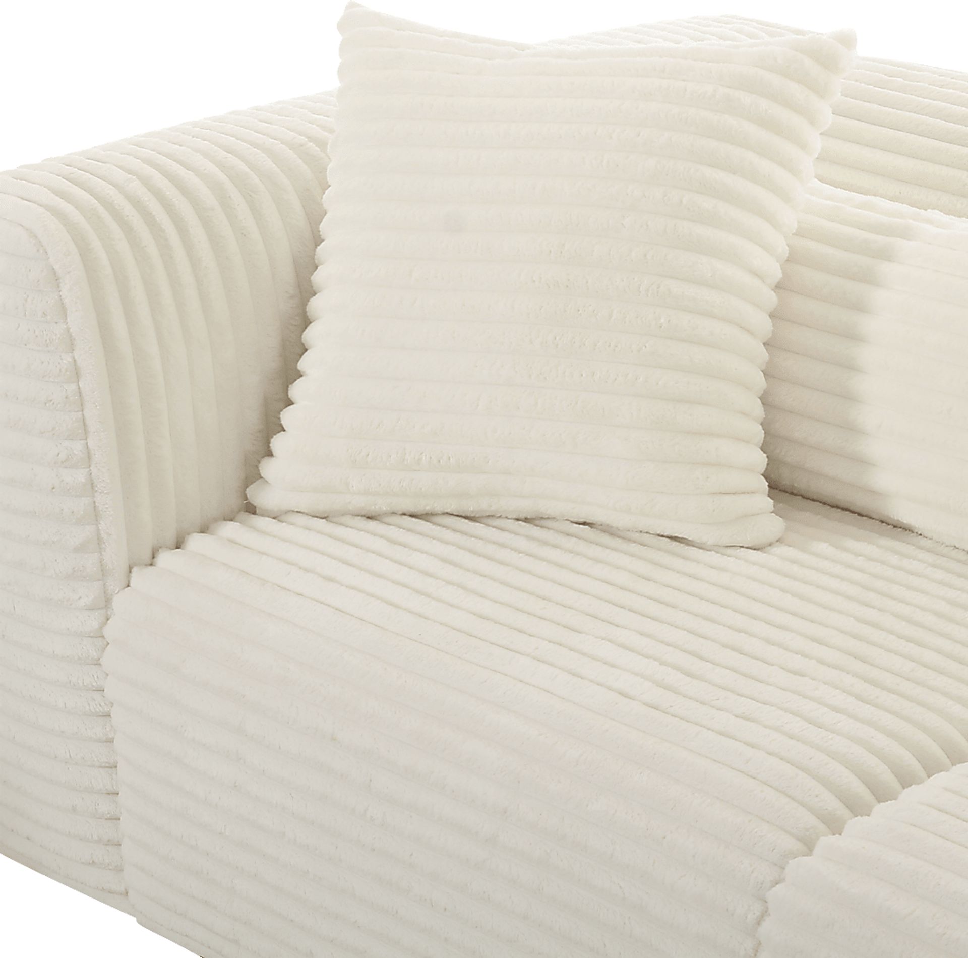Cableswynd Cream Loveseat - Image 4