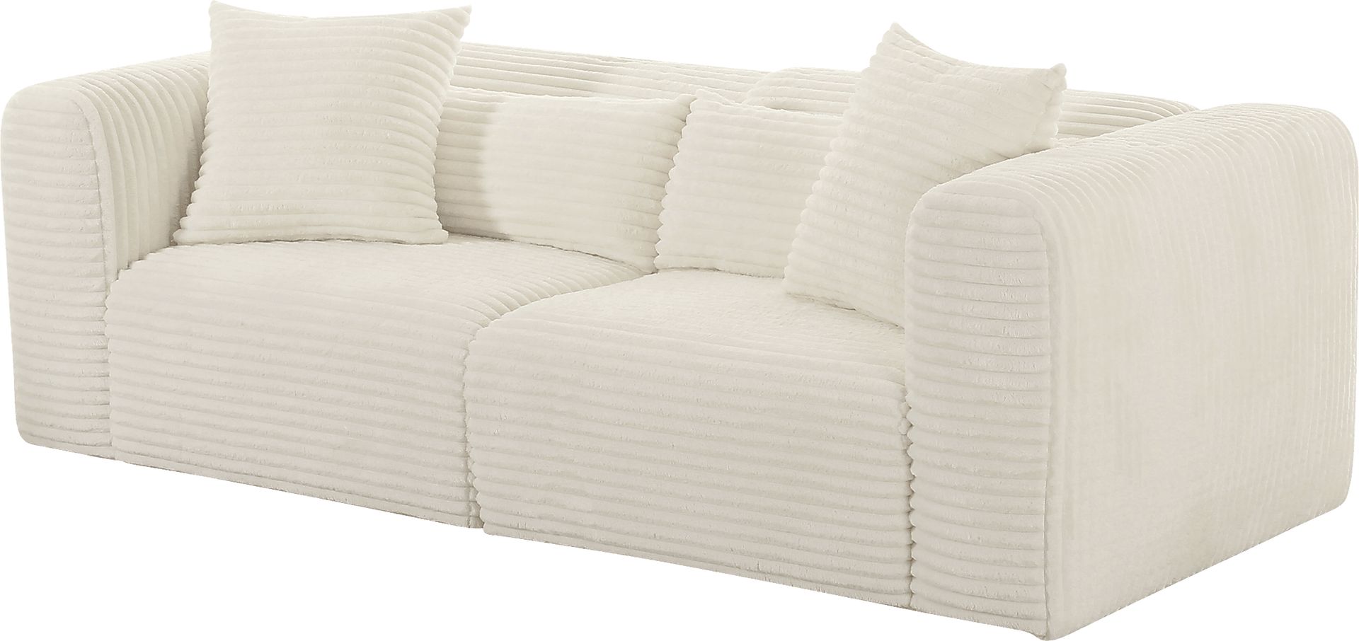 Cableswynd Cream Loveseat - Image 1