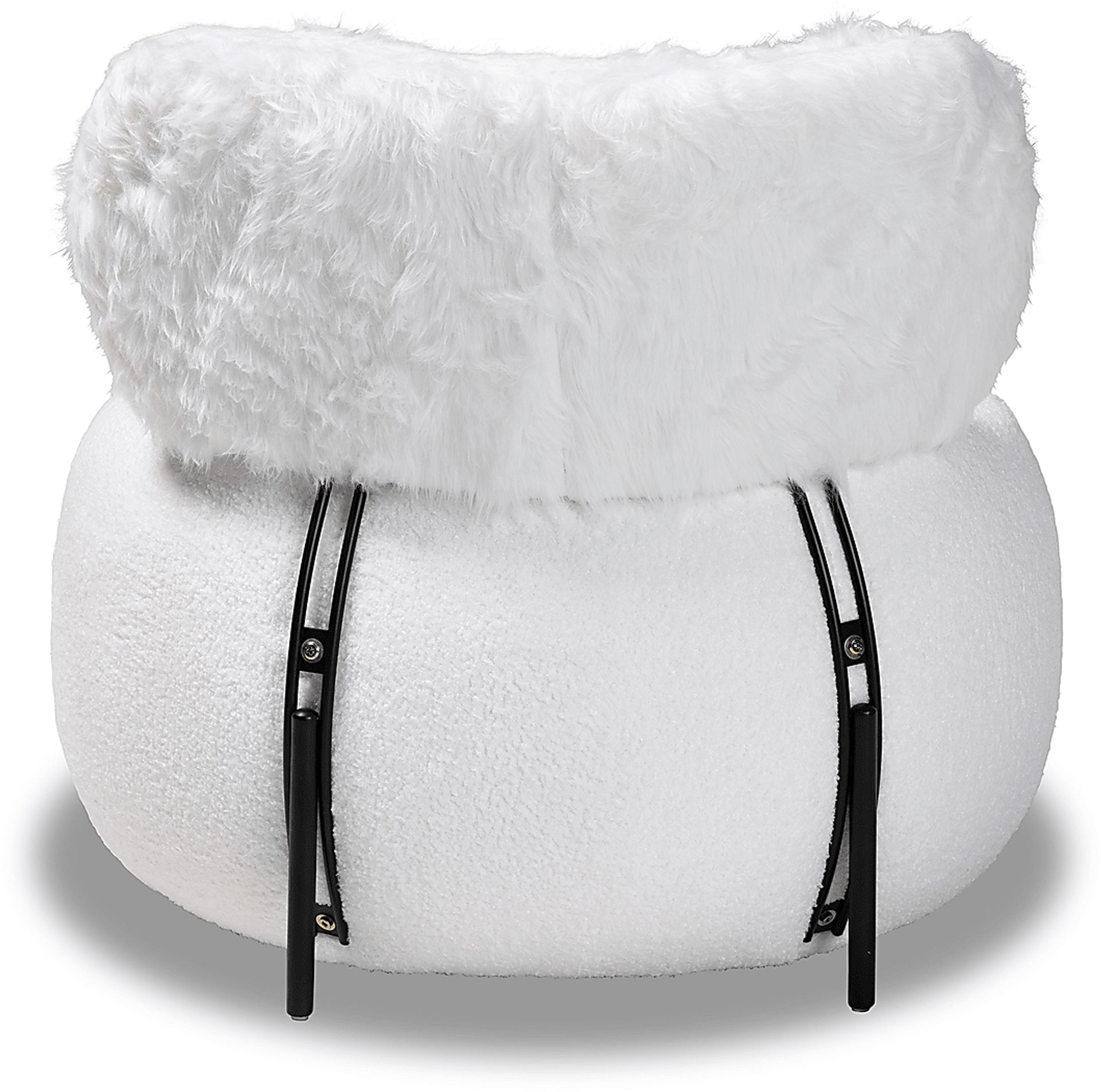 Cabrayla White Accent Chair - Image 4