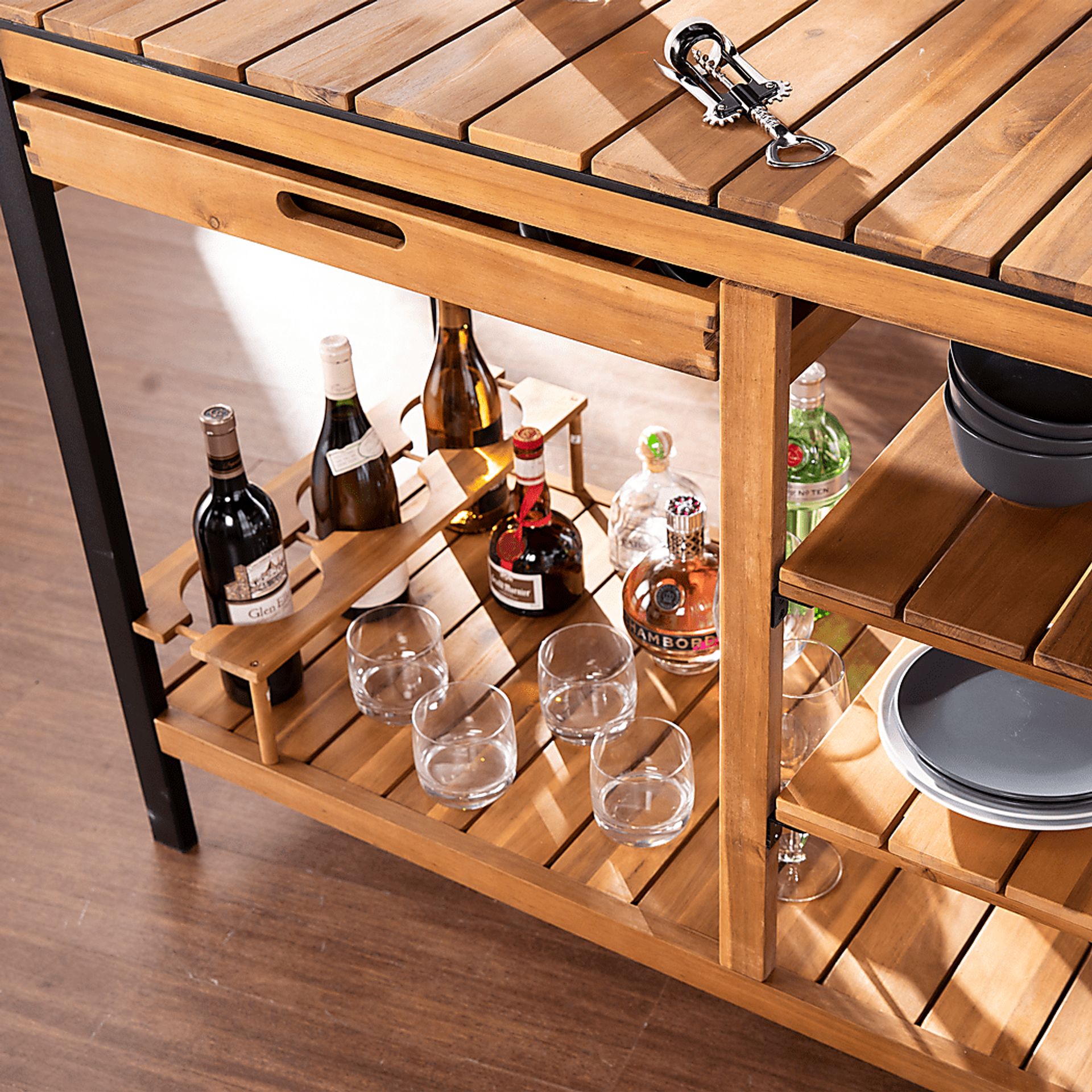 Cachemont Natural Outdoor Barcart - Image 12