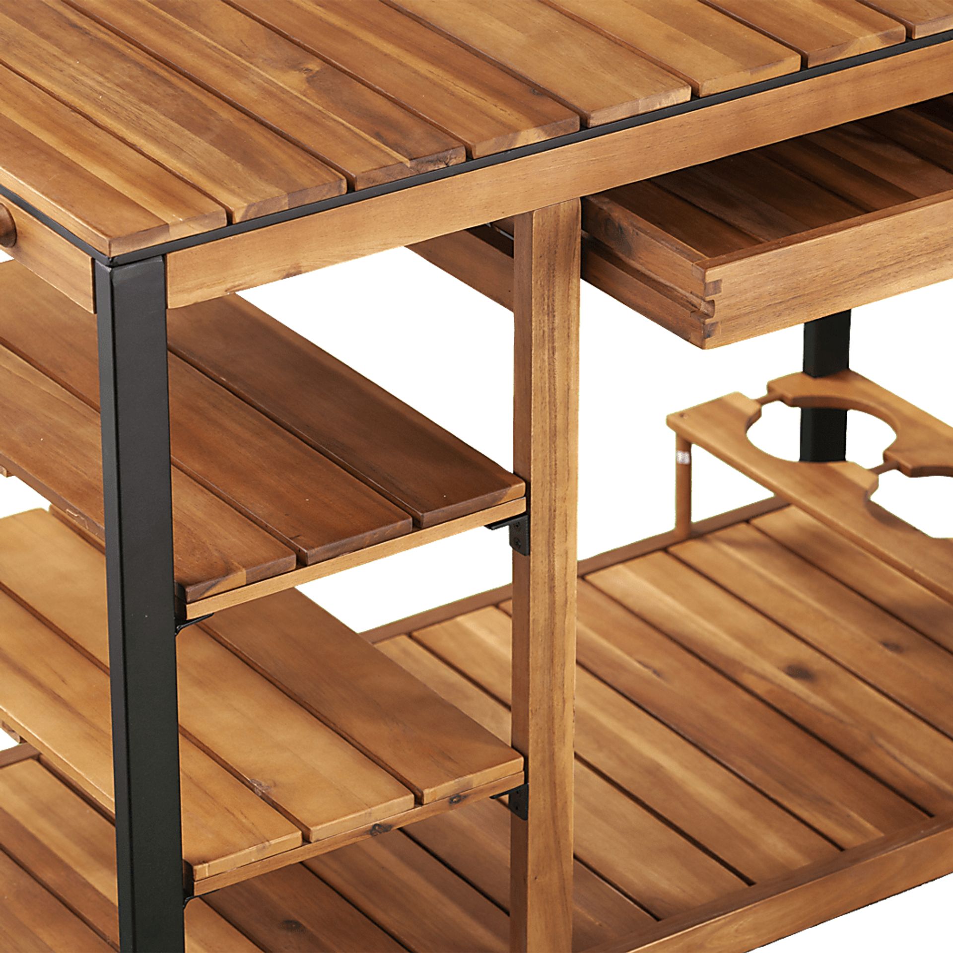 Cachemont Natural Outdoor Barcart - Image 8