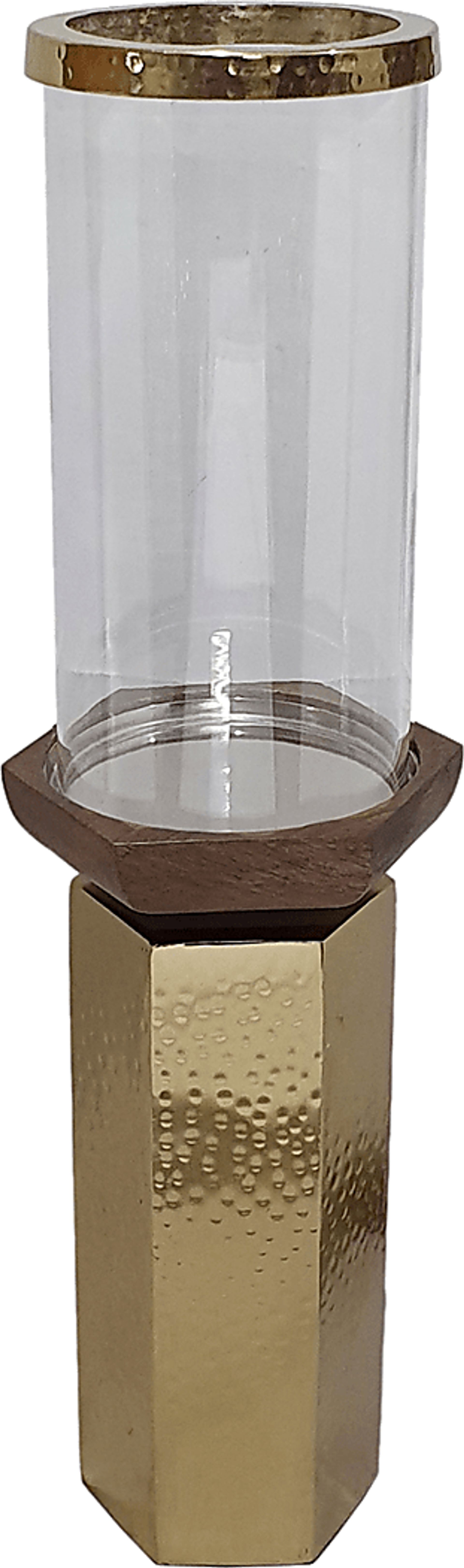 Cachuma I Gold Candle Holder - Image 1