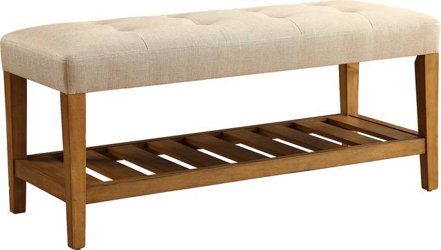 Cacia Beige Bench - Thumbnail - Image 1