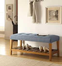 Cacia Blue Colors Bench | Rooms to Go