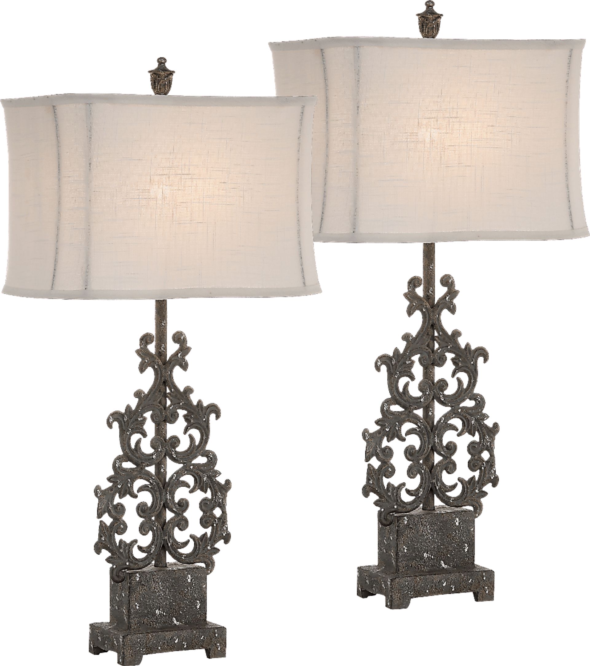 Caddell Gray Lamp, Set of 2 - Image 1