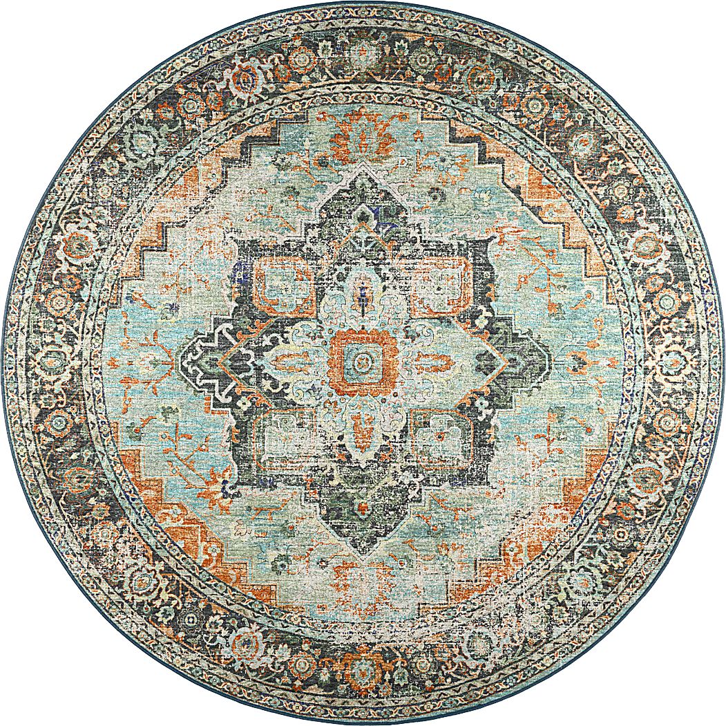 Caddoa Multi 8' Round Rug