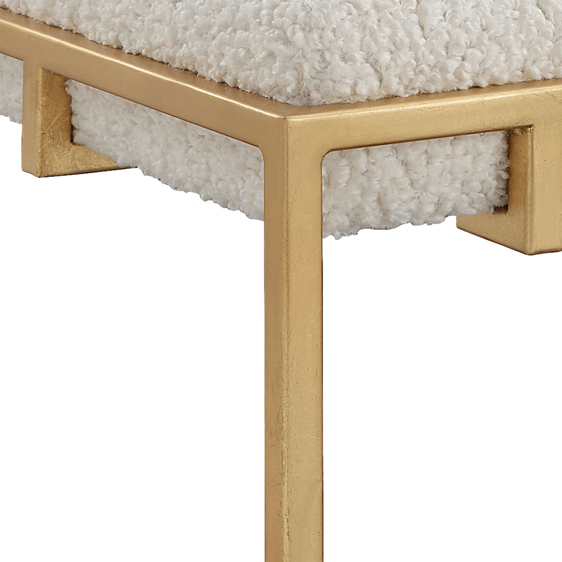 Cadencia White Accent Bench - Image 3