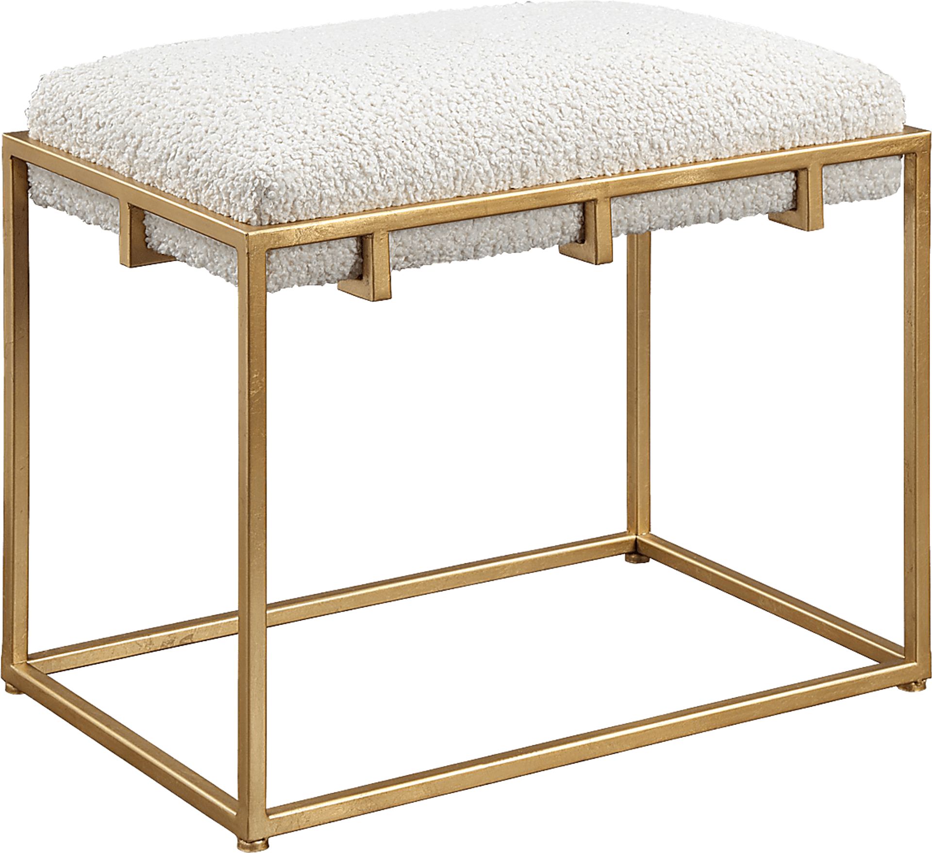 Cadencia White Accent Bench - Image 1