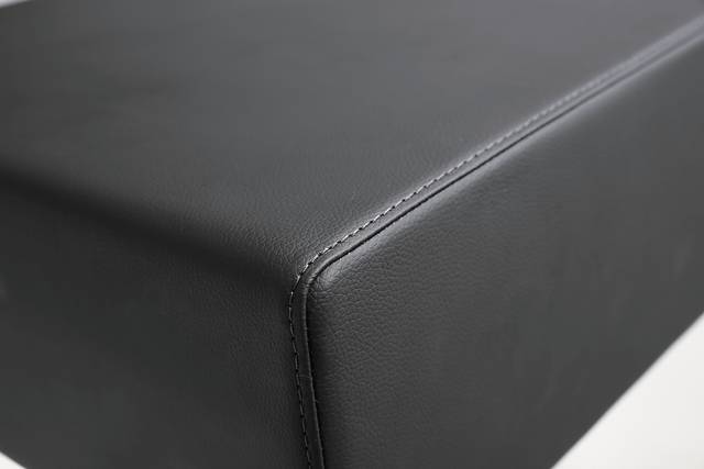 Cadiz Black Adjustable Swivel Barstool - Thumbnail - Image 2