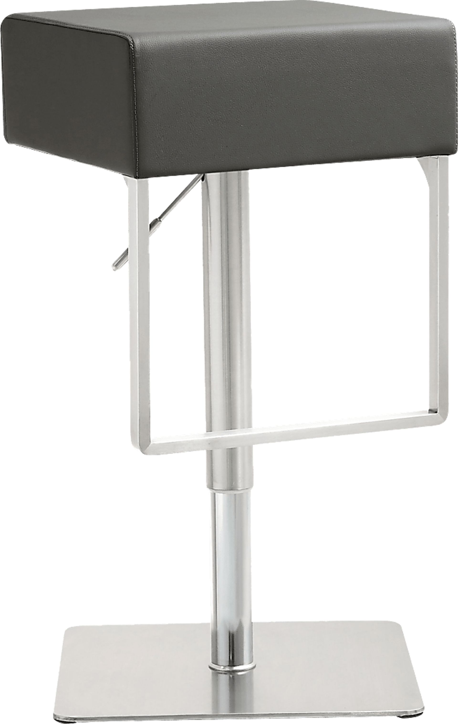 Cadiz Graphite Adjustable Swivel Barstool - Image 1