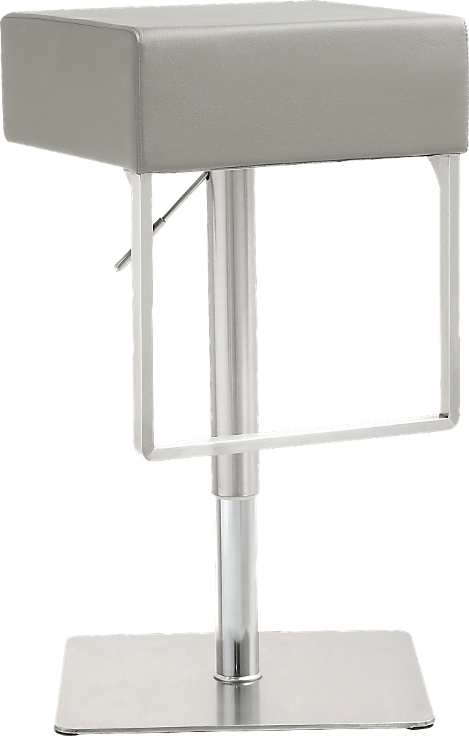 Cadiz Gray Adjustable Swivel Barstool - Image 1